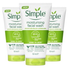 ژل شستشو سیمپل مدل  moisturising facial wash